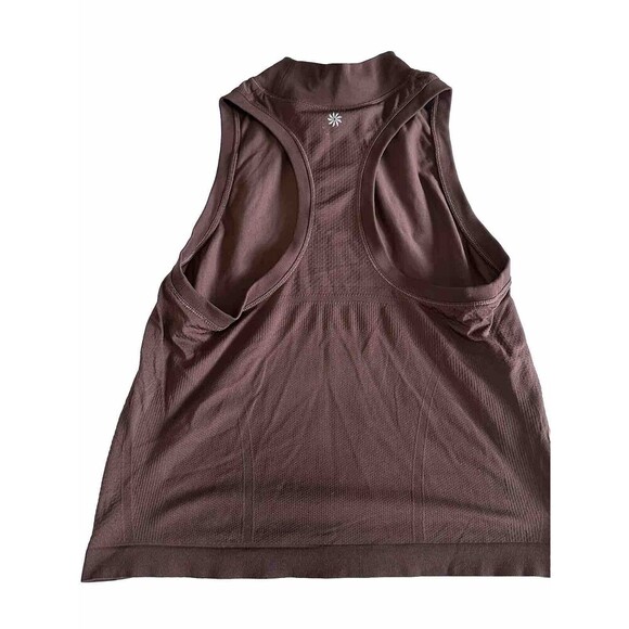 Athleta Seamless Brown‎ Athletic Tank Top - Picture 3 of 6